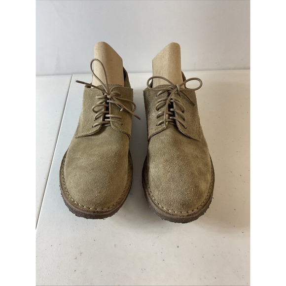 J Crew Tan Suede Leather Oxford Dress Shoes Size 8 Mens Lace Up Italy Travel main image 13
